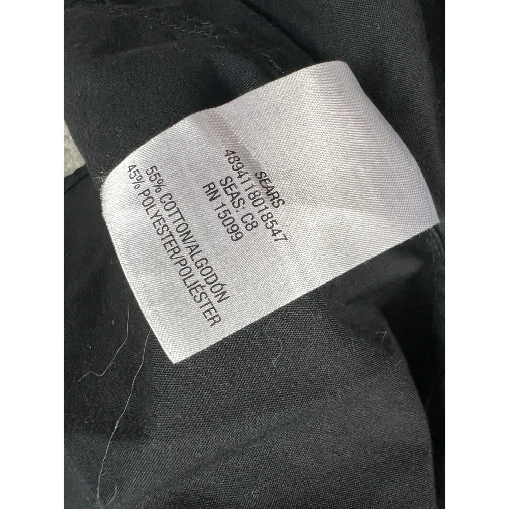 David Taylor‎ Shirt Mens 3XL Black Button Up Long Sleeve Cotton Blend Casual - Picture 12 of 12